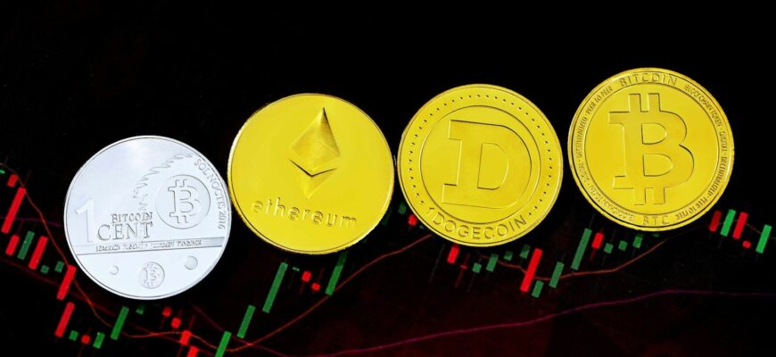 green red and yellow christmas tree and two round gold coins