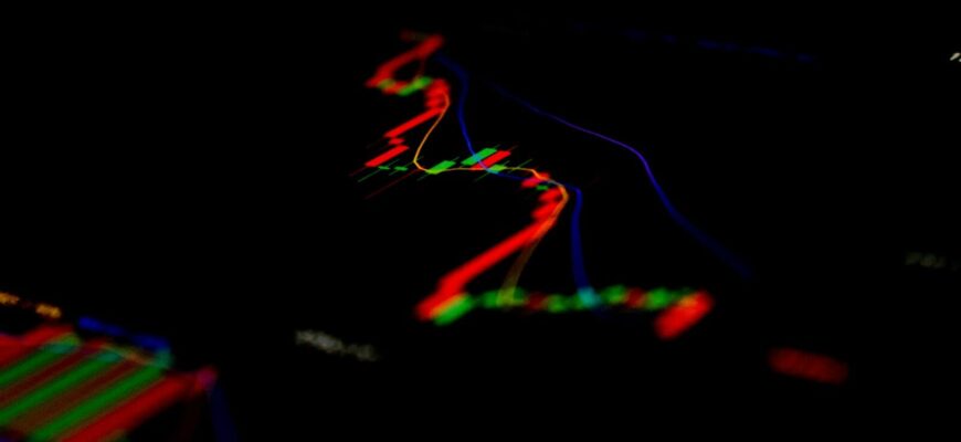 a close up of a computer screen with a dark background